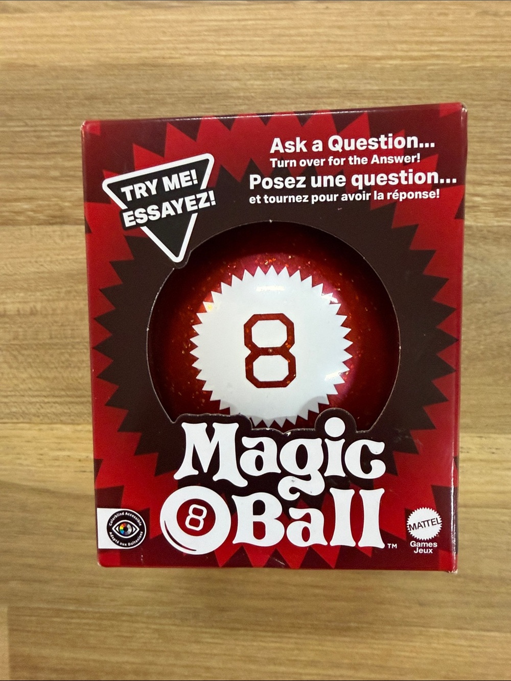 Mattel Magic 8 Ball - Red and White